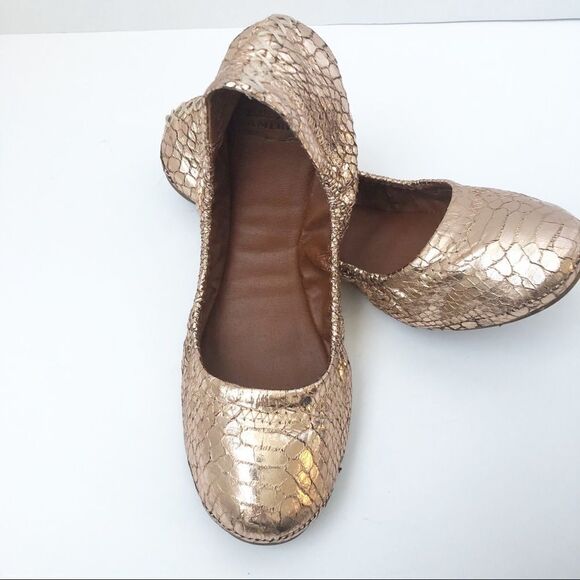 Lucky Brand Rose Metallic Ballet Flats - Picture 3 of 6